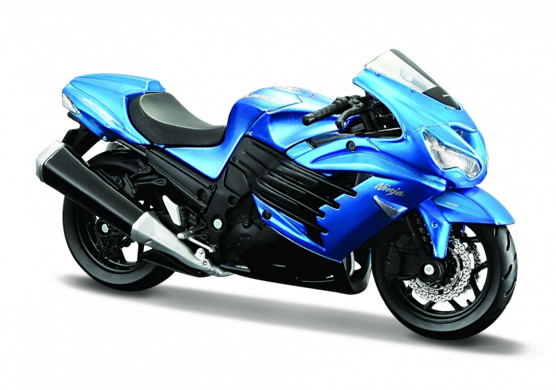 Motocykel Kawasaki Ninja ZX-14R s podstavcom