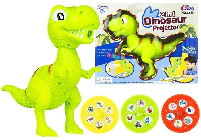 E-shop Dinosauří projektor na kreslenie 2v1 so slajdmi a fixkami