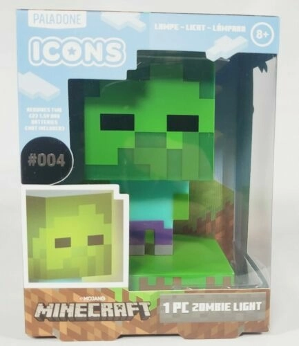 E-shop Minecraft Paladone svítící Steve Zombie