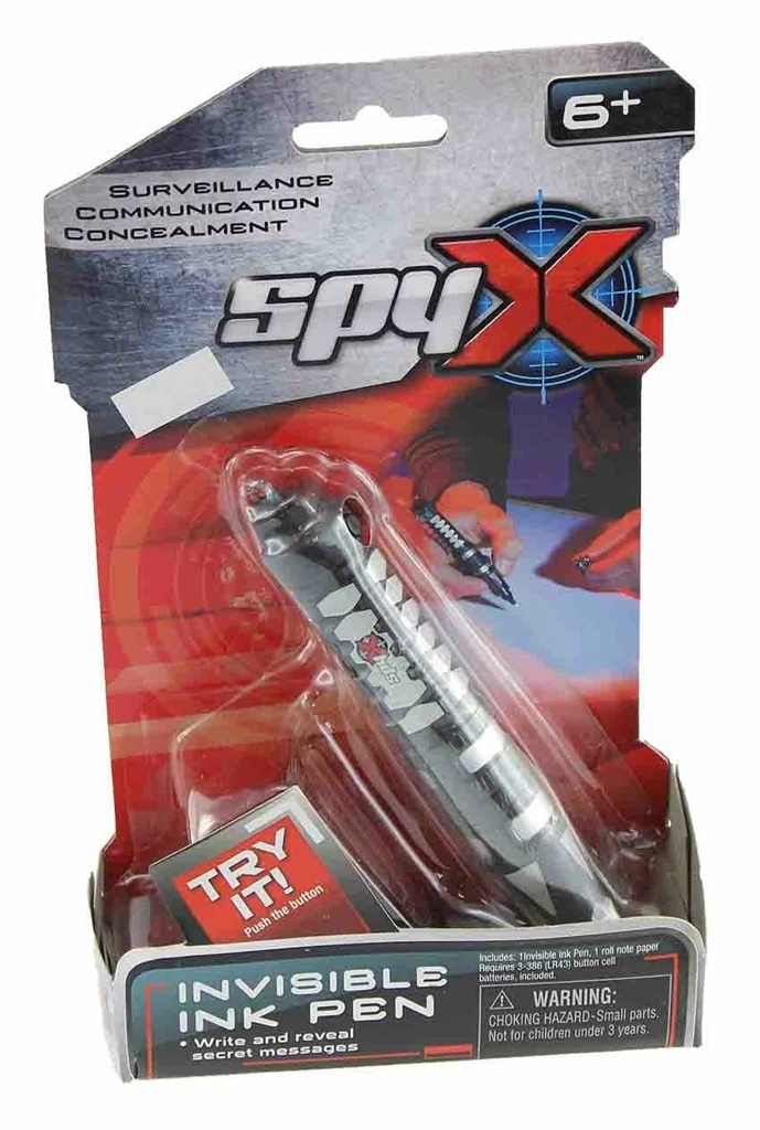 E-shop SpyX špionážne pero s neviditeľným atramentom a UV svetlom
