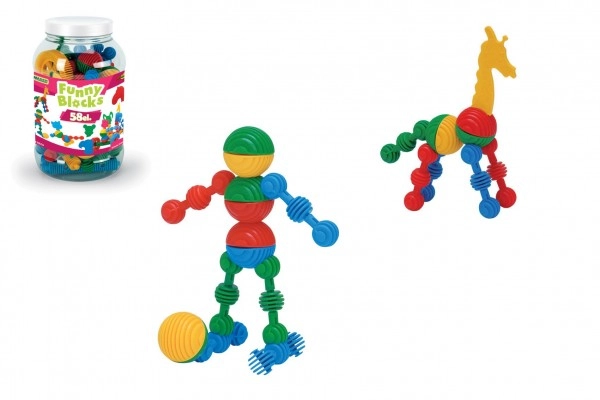 E-shop Wader 41970 Funny Blocks 58 ks