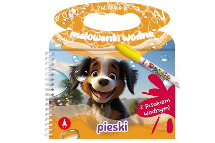 Hádanky a vodné omaľovánky Psíky