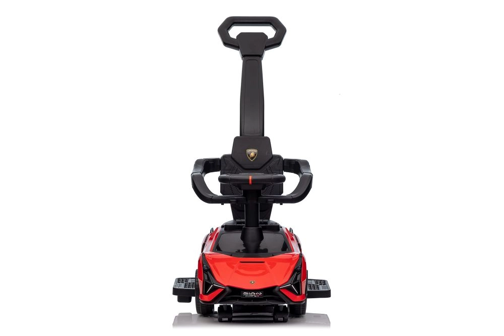 Lean Toys Lamborghini QLS-996T s rúčkou červené