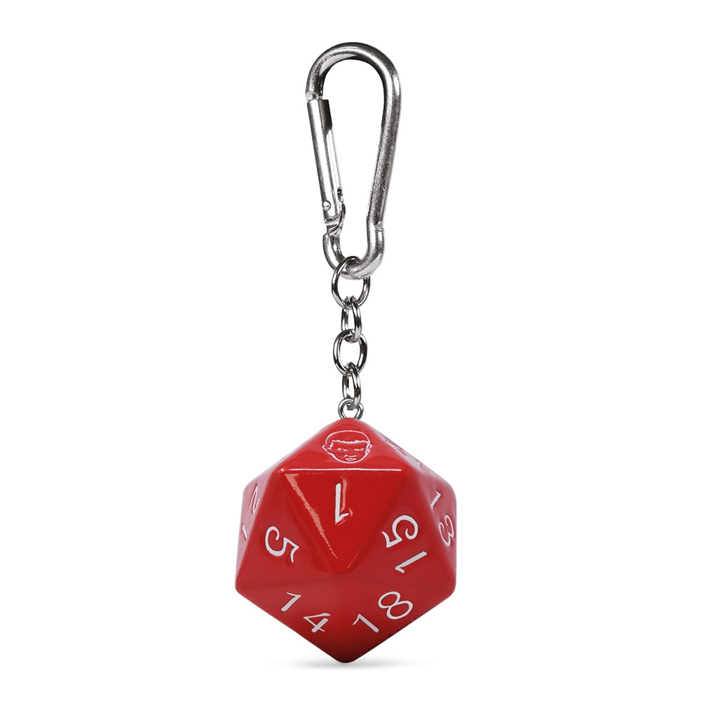E-shop 3D kľúčenka Stranger Things D20 s karabínou