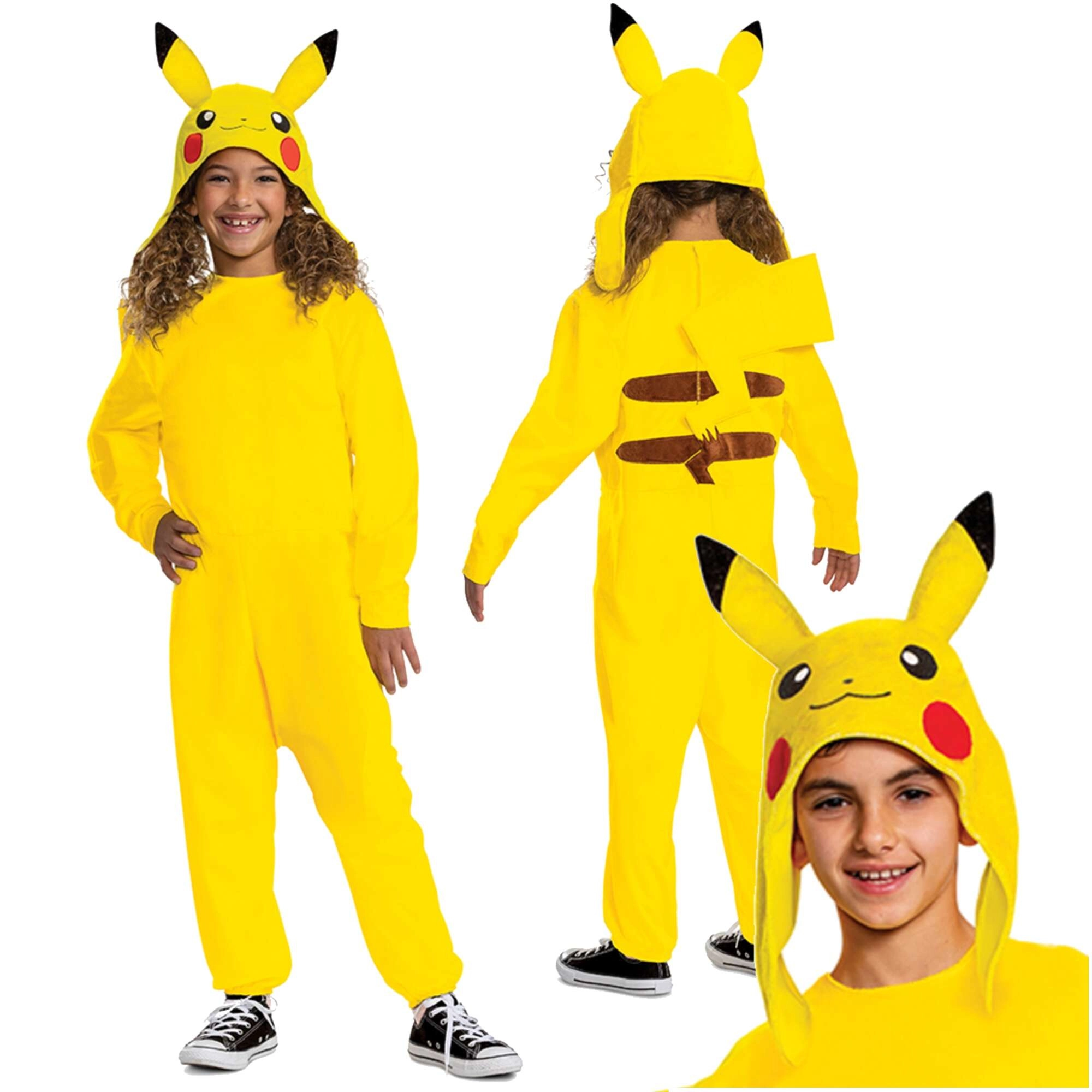 Detský kostým POKEMON Pikachu kigurumi 127–136 cm (7–8 rokov)