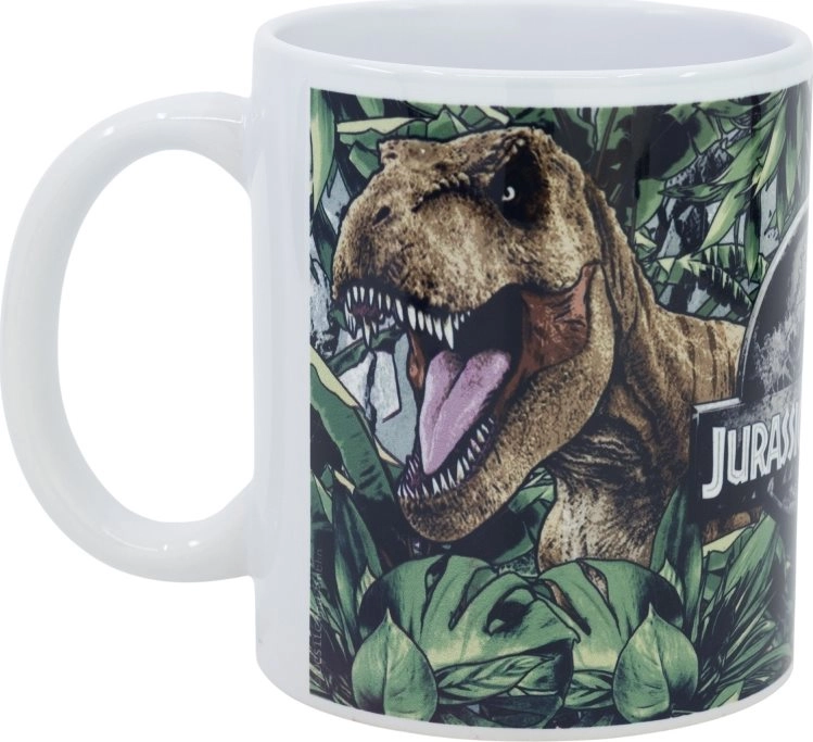 STOR Keramický hrnček Dinosaury hrneček Dinosaury Jurský svět 325 ml