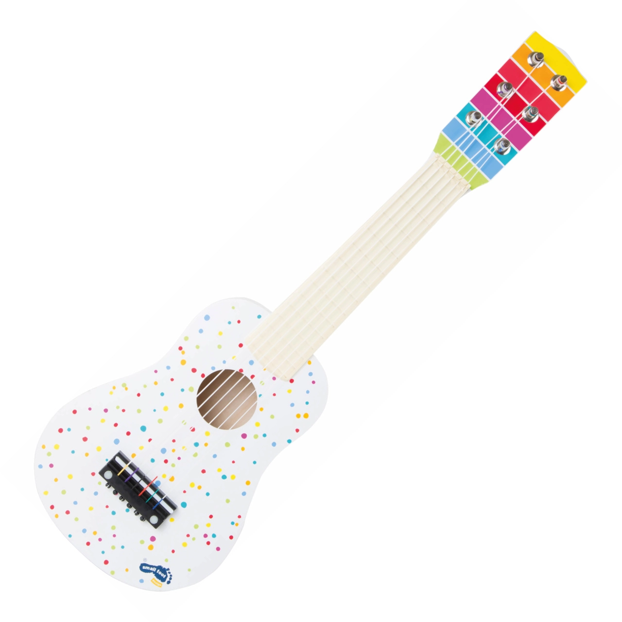 E-shop Small Foot Drevená gitara s bodkami