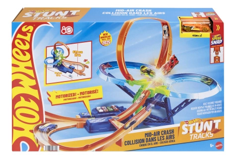 Dráha Hot Wheels Stunt Zrážka vo vzduchu