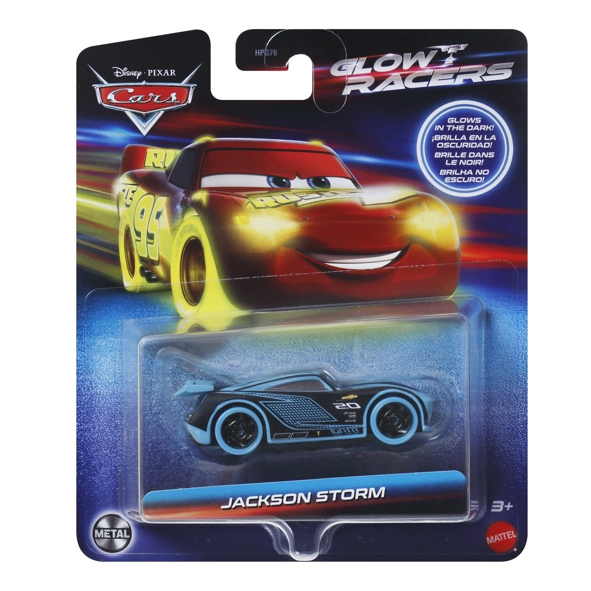 Svietiaca autodráha Cars Glow Racers