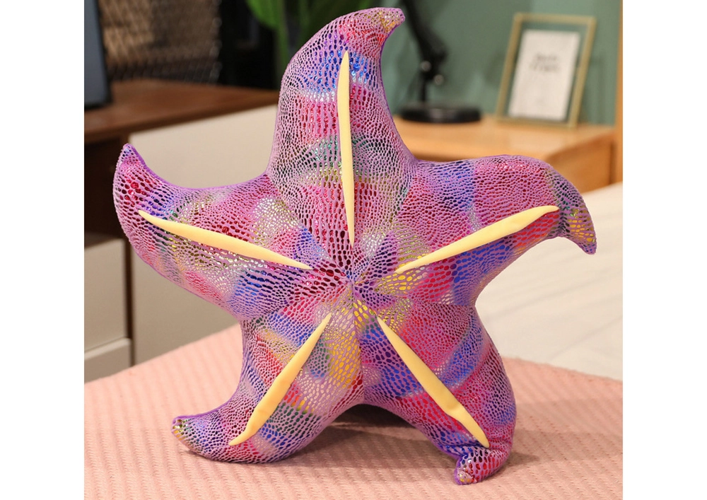 E-shop shumee Maskot Plyšový vankúš Hviezdica Purpurový 20 cm