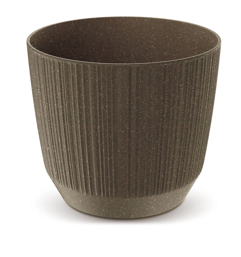 E-shop Prosperplast Kvetináč RYFO ECO WOOD kávový 19,5 cm