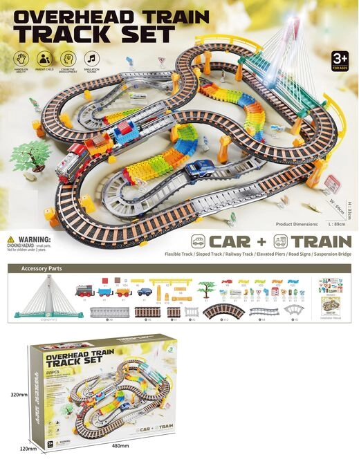 elektrická vláčkodráha 192 dielov