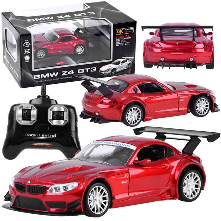 E-shop RC auto BMW Z4 1:24 s diaľkovým ovládaním – Červená