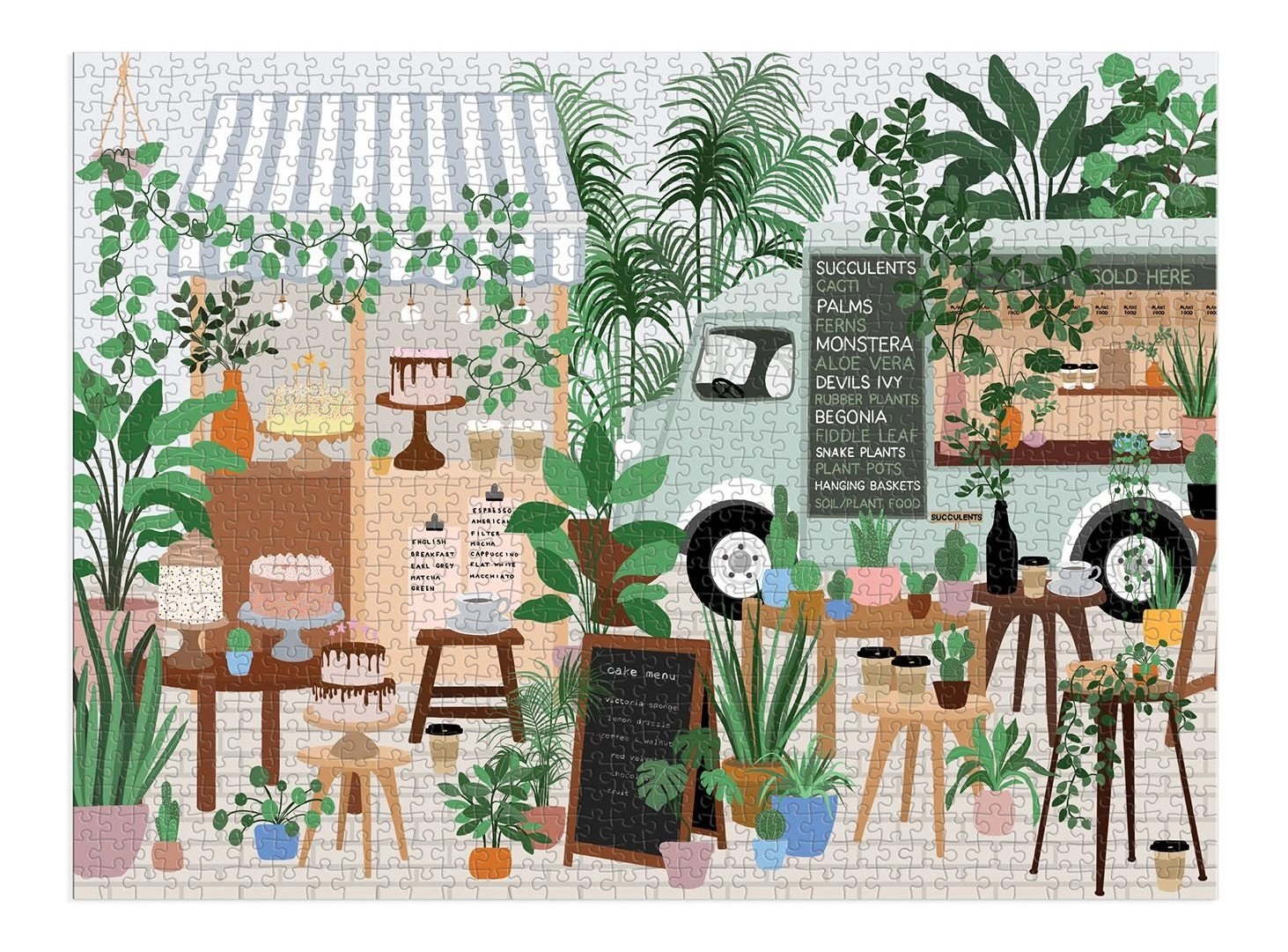 E-shop Puzzle Botanická kaviareň 1000 dielikov GALISON