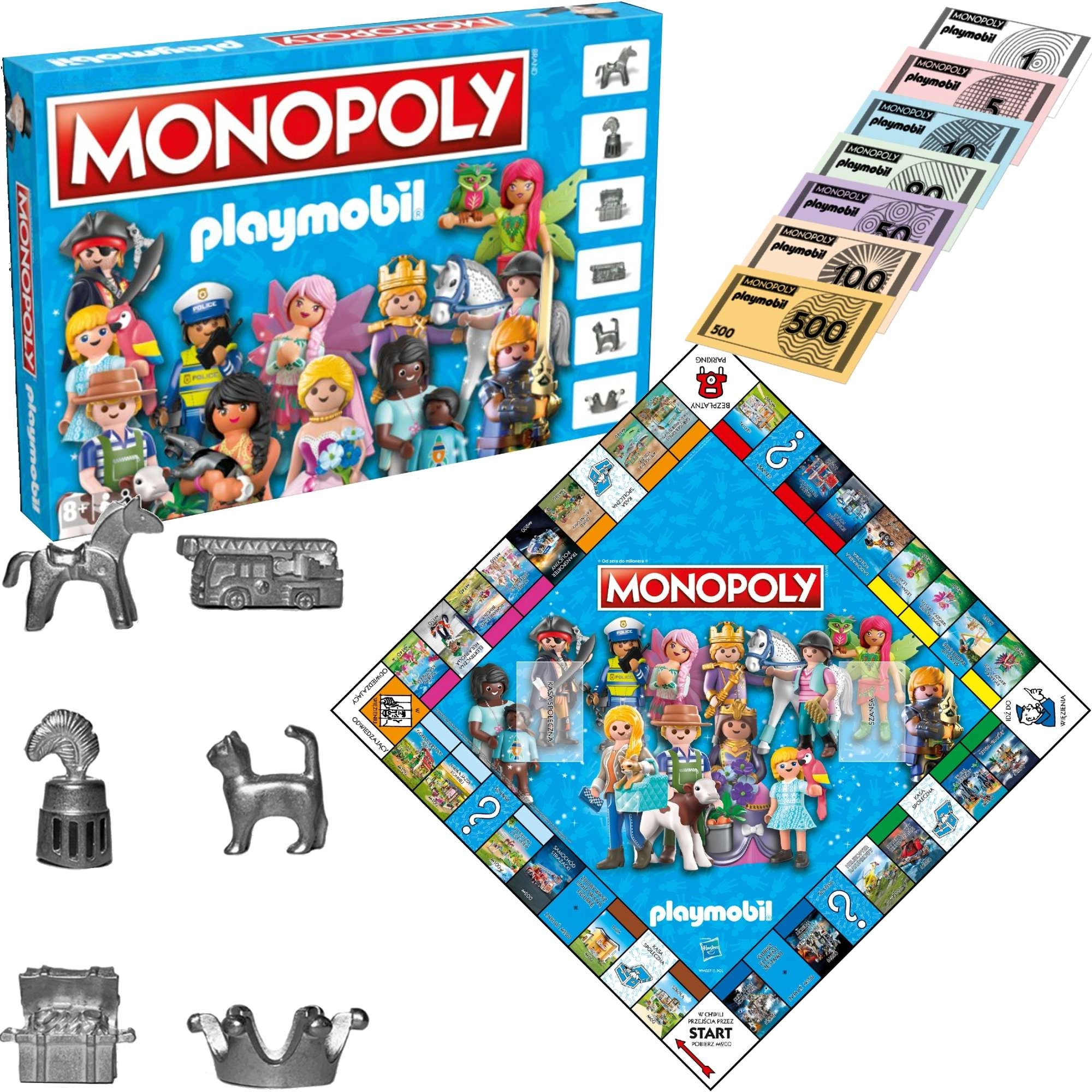 Monopoly Playmobil rodinná spoločenská hra (česká lokalizácia)