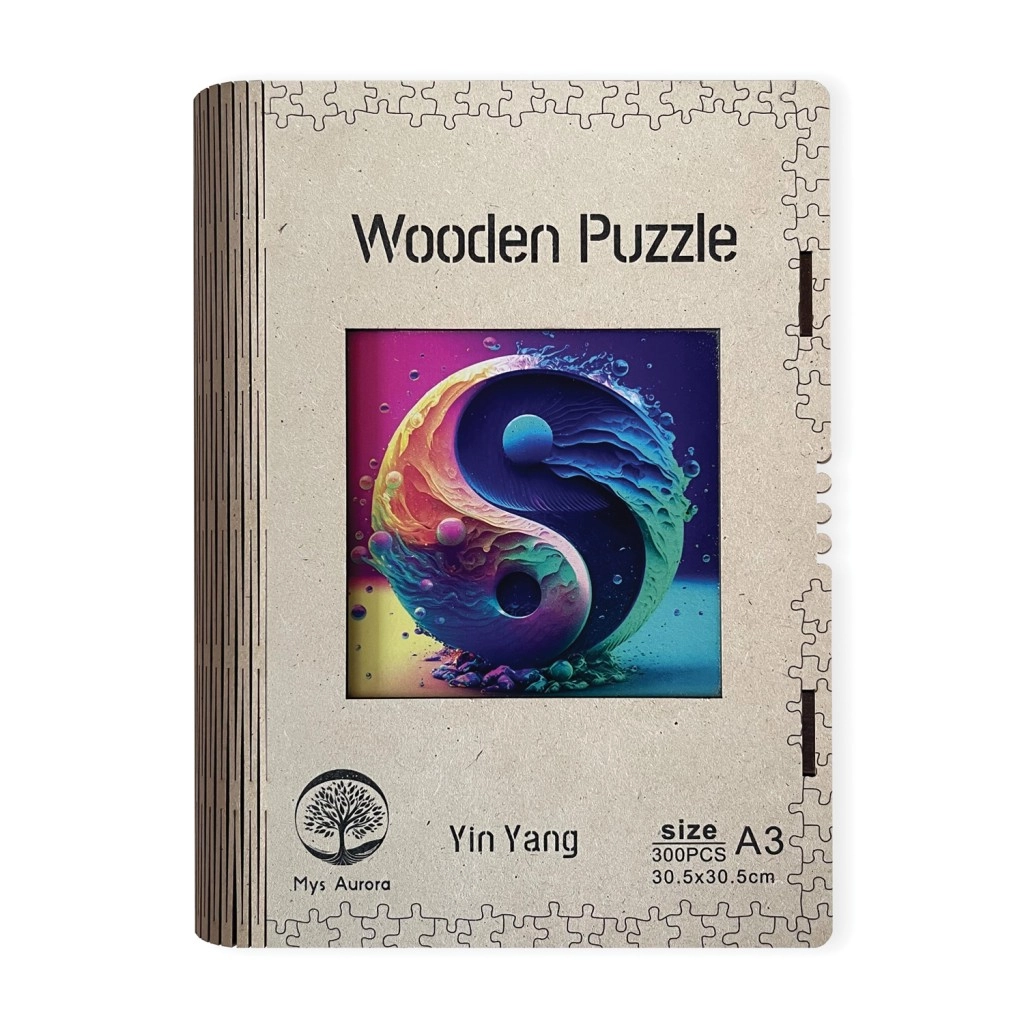 E-shop Drevené puzzle Yin Yang
