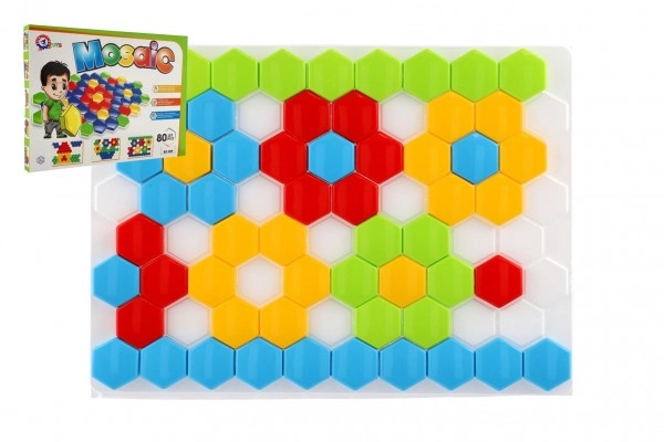 E-shop Lena Mozaika klobouček 1,5 cm krystal 80 ks