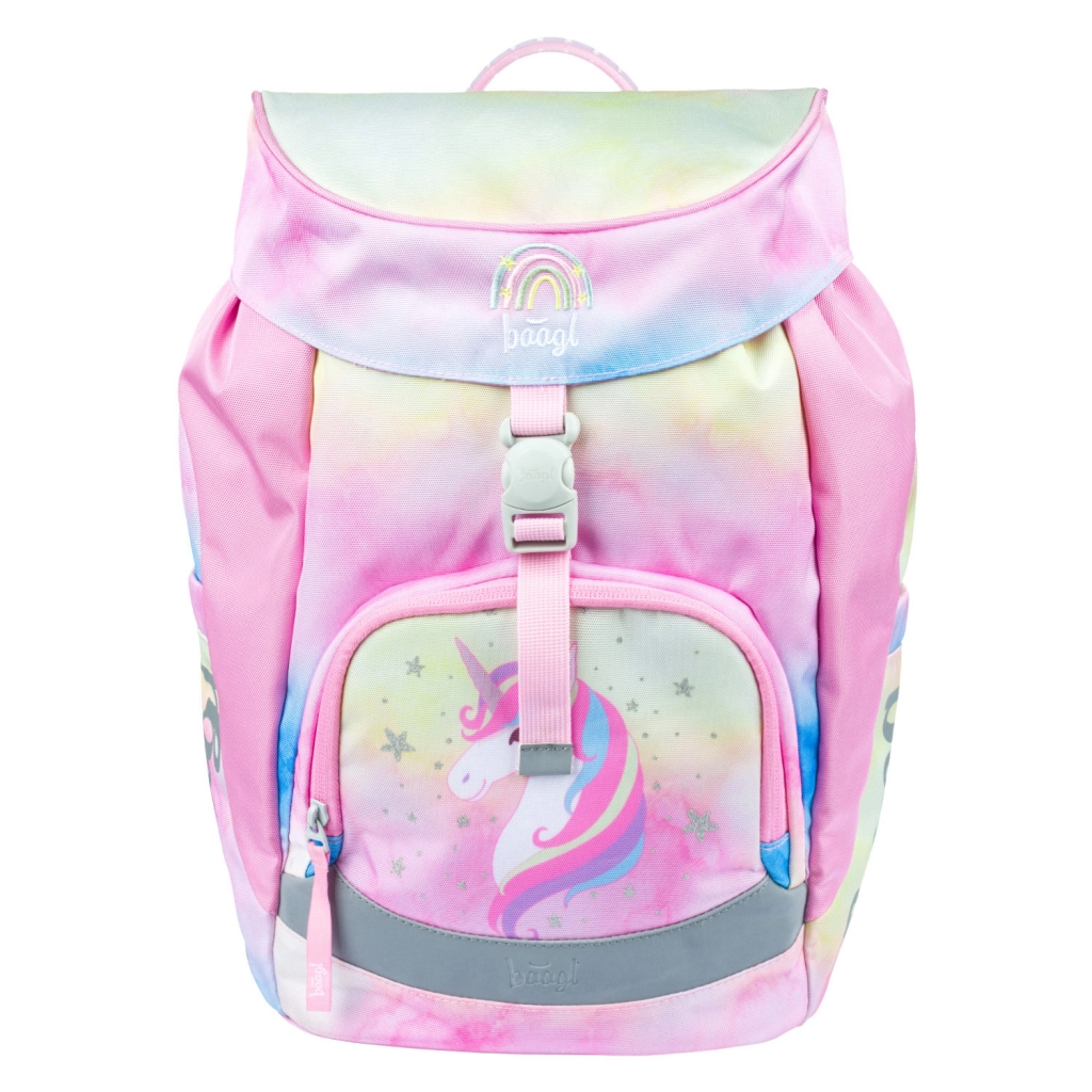 E-shop Baagl batoh Airy Rainbow Unicorn 16, ružová 5 l