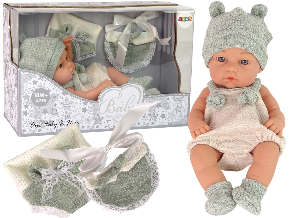 E-shop LEAN TOYS Malá Sweet baby 30 cm zelená
