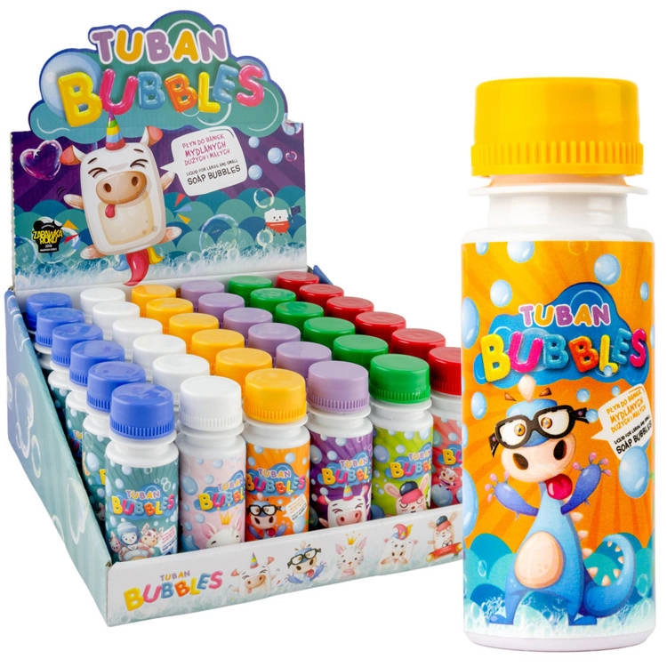 E-shop Roztok na mydlové bubliny TUBAN 60 ml