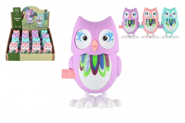 E-shop Farebná naťahovacia sovička - hračka pre deti