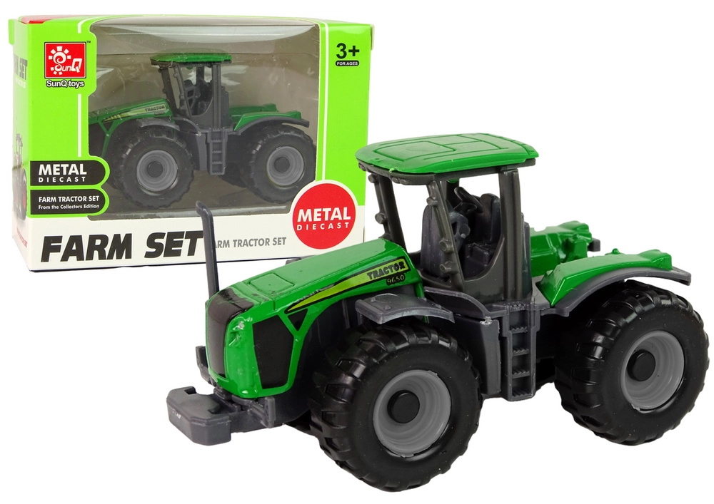Lean Toys Zelený farmárky traktor