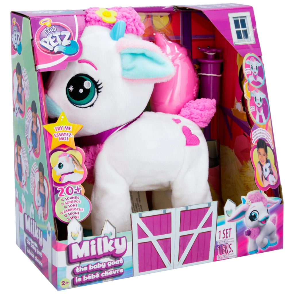 E-shop Alltoys Club Petz 400171 Interaktívne kozliatko Milky