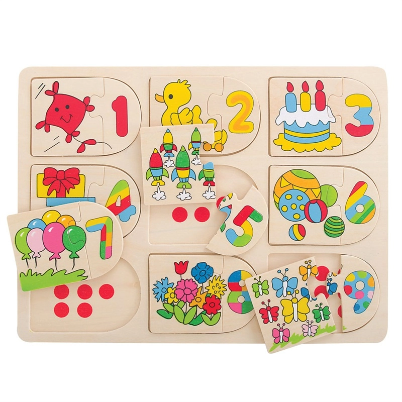 E-shop Bigjigs obrázkové počítacie puzzle