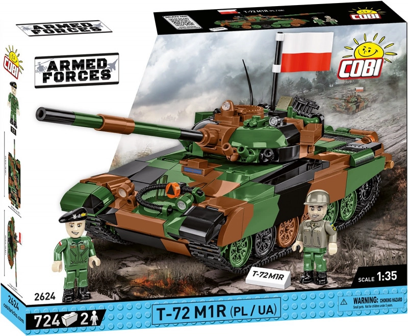 E-shop COBI 2624 Armed Forces Tank T-72 M1R (PL/UA) 1:35