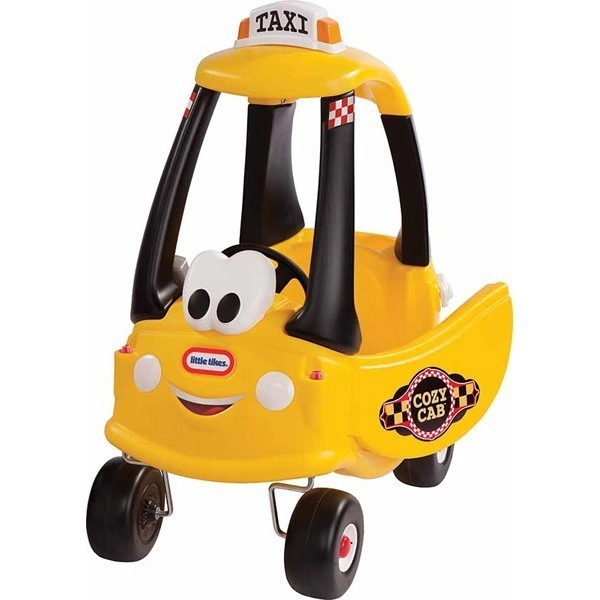 E-shop Little Tikes odrážadlo Cozy Coupe taxi pre deti – žltá