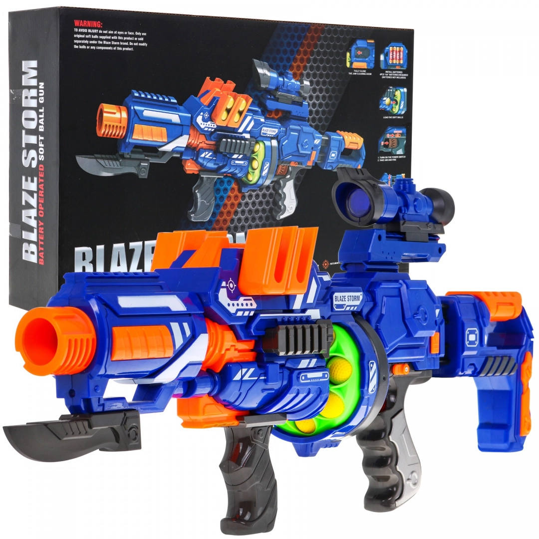 E-shop Giga detská zbraň Blaze 2 Karabin modrá