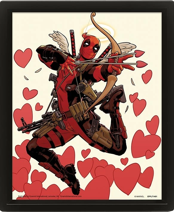 E-shop 3D obraz Deadpool - Shooting Love