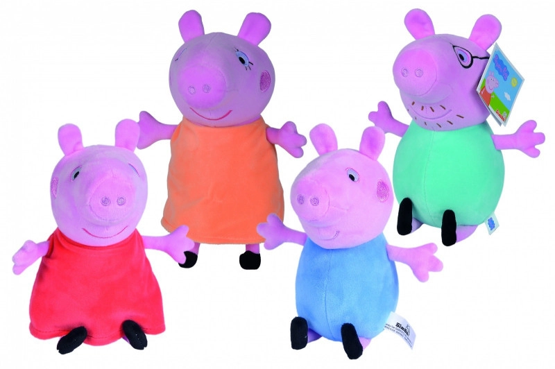 E-shop Plyšová figúrka PRASIATKO PEPPA – mix postavičiek 16–20 cm