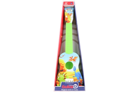 Detská gitara s dinosaurami