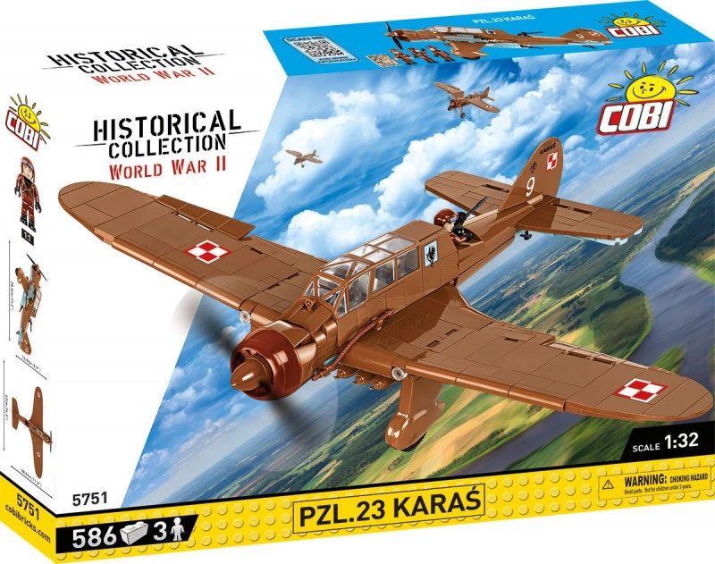 E-shop COBI 5751 World War II Poľský ľahký bombardér PZL.23 Karaś