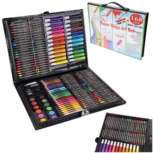E-shop ISO 9176 Výtvarná sada Mega Art Set 168 ks čierna