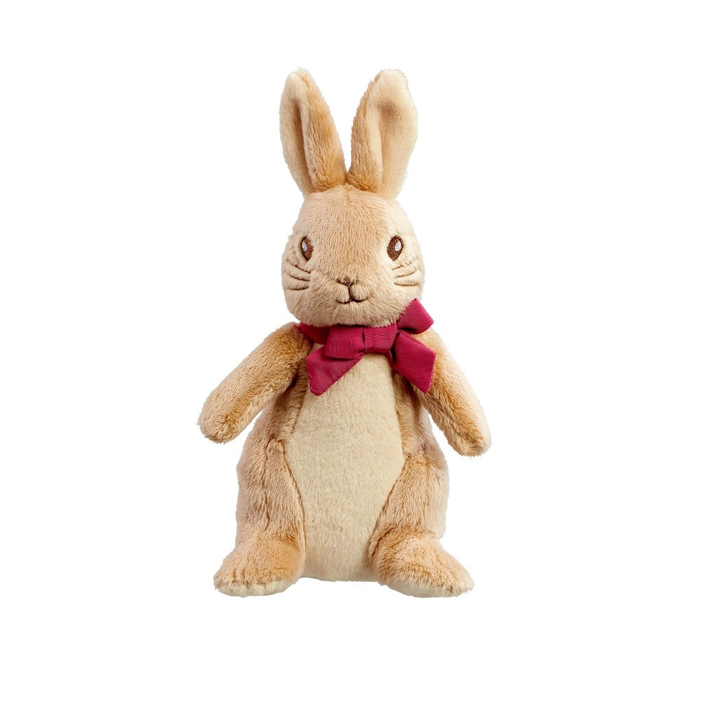 E-shop Plyšový zajačik Flopsy s mašľou – malý