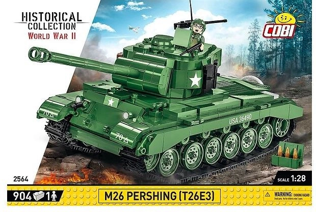 E-shop Cobi 2564 World War II Americký tank M26 PERSHING (T26E3)