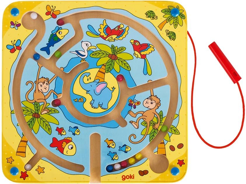 E-shop Goki Magnetický labyrint Ostrov