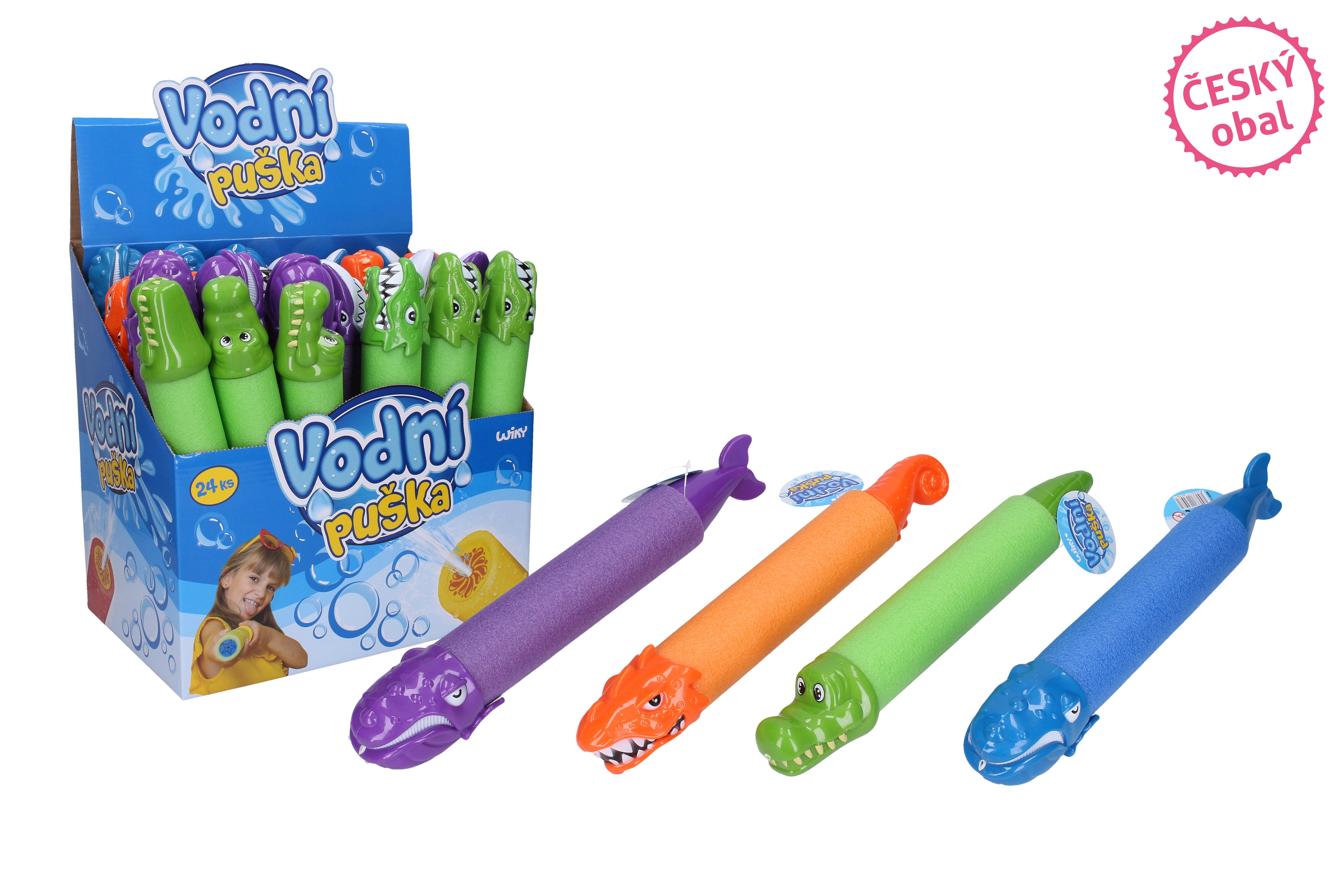 E-shop WIKY Puška vodní krokodýl 33 cm