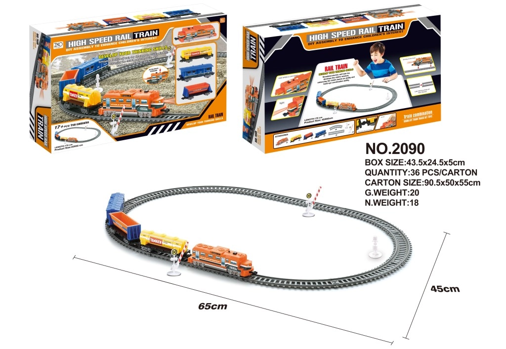 detská elektrická vláčiková sada s traťou 170 cm