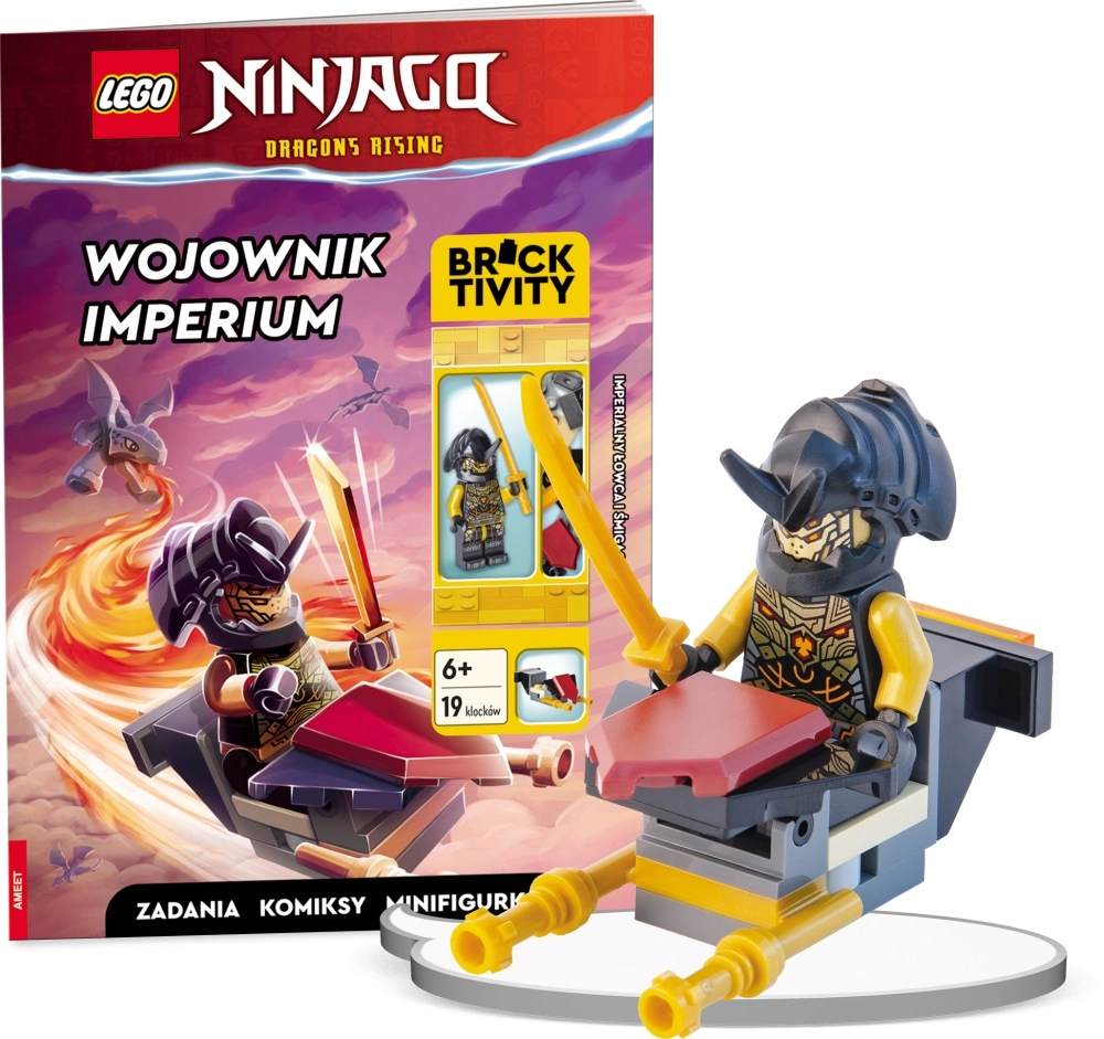 Lego NINJAGO: Vojak Impéria – interaktívna kniha s minifigúrkou a klzákom