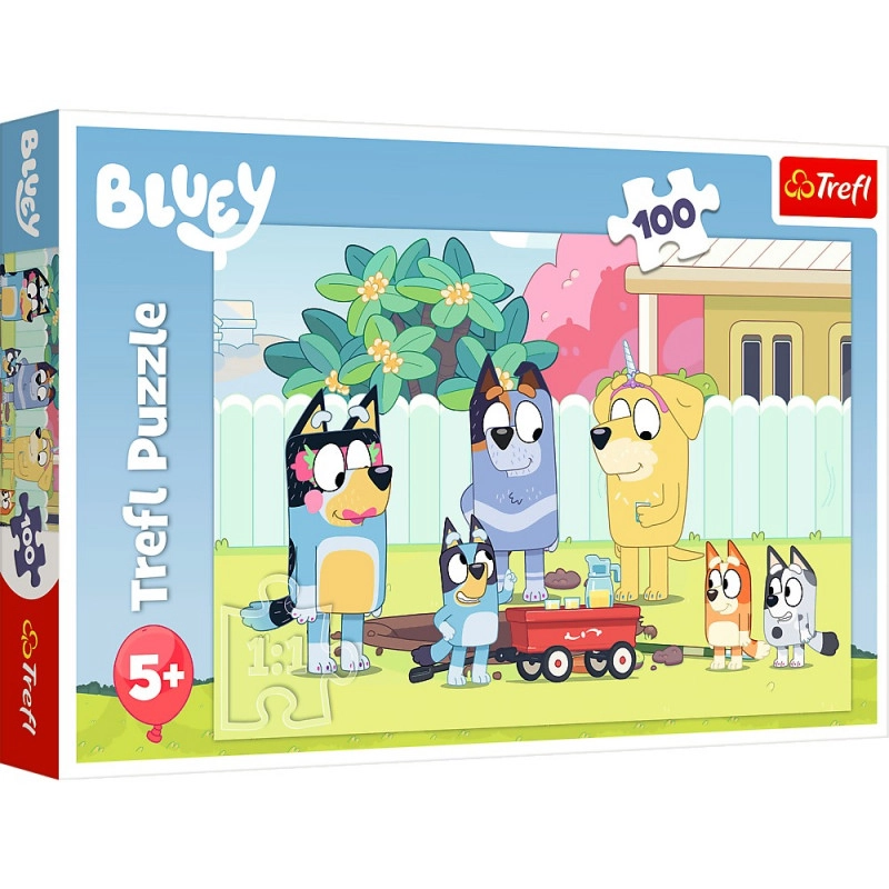 E-shop TREFL Šťastný svět Bluey 100 dielov