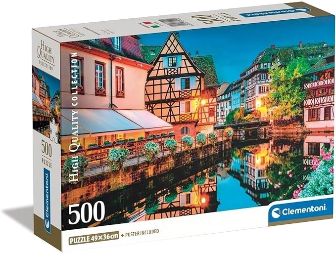 CLEMENTONI Štrasburg Staré mesto 500 dielov
