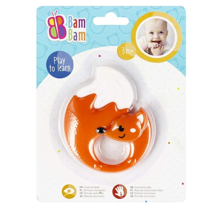 E-shop EURO-TRADE BamBam Hrkálka/hrýzatko líška 10cm
