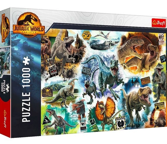 Trefl Po stopách dinosaurov 1000 dielov