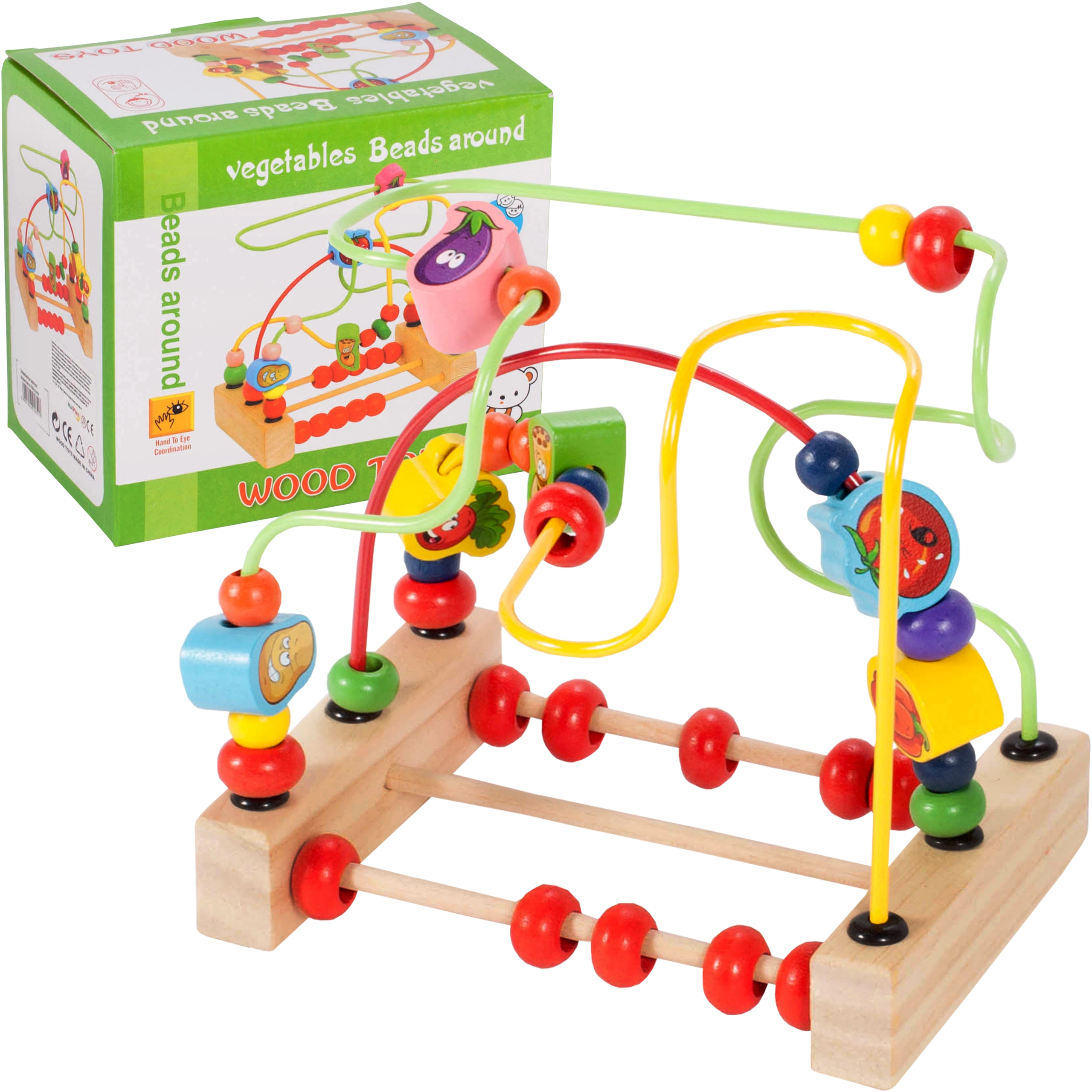 E-shop Majlo Toys edukačný labyrint Wooden Beads