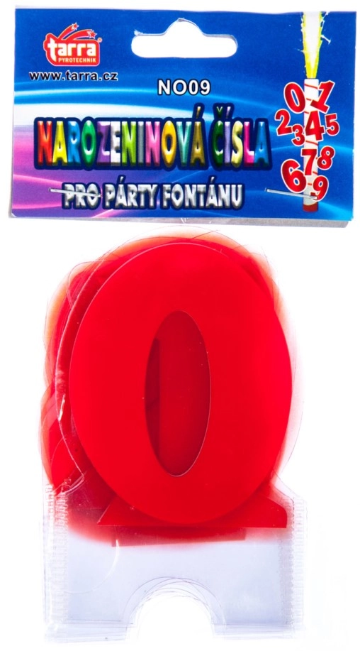 E-shop Narodeninové číslice pre párty fontánu