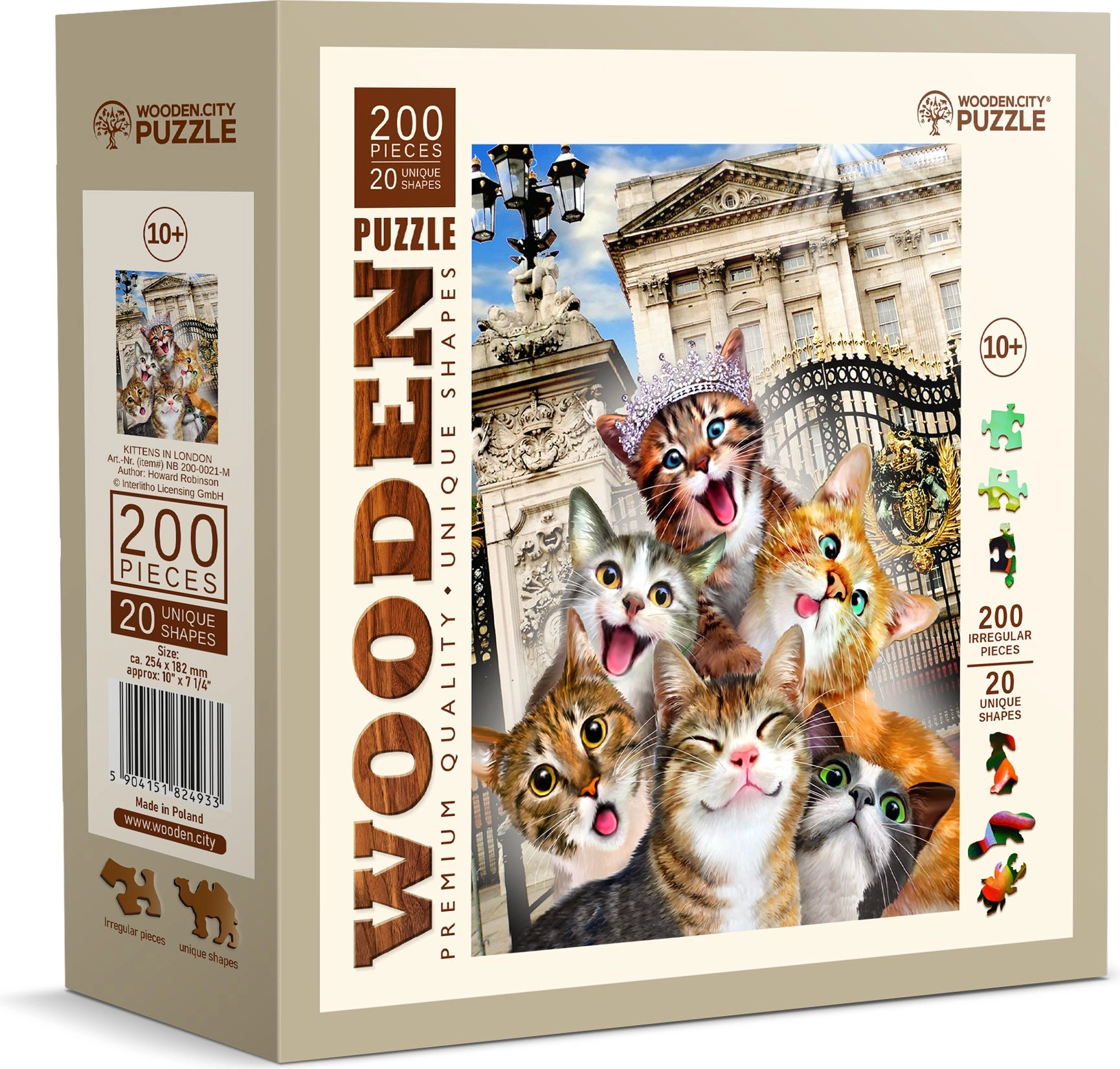 E-shop WOODEN CITY Dřevěné Koťata v Londýně 200 dielov