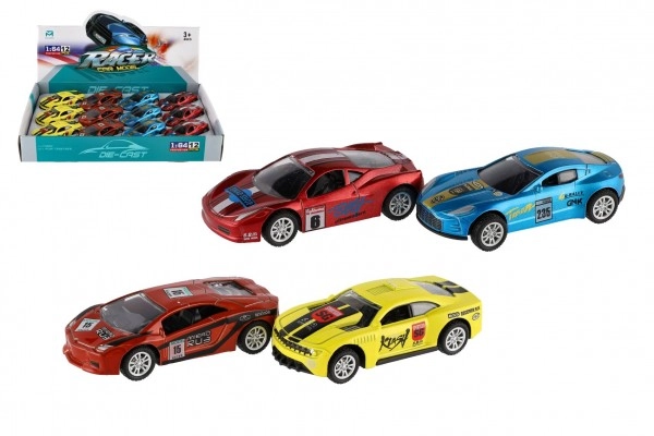 E-shop Teddies Auto závodní na zpětné natažení 8,5 cm